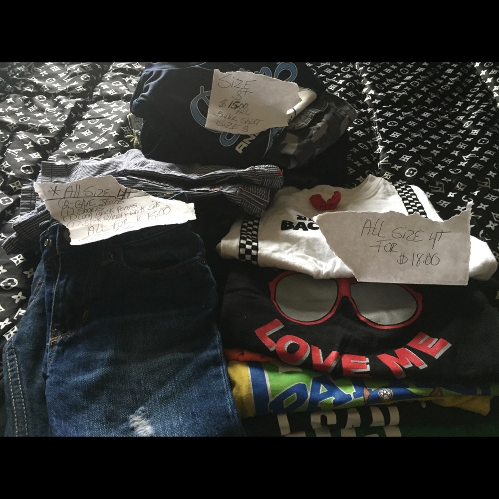 Boys lot of clothes size 3t & 4t